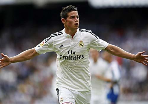 Desconocido James Rodriguez Real Madrid Fútbol Póster 10173