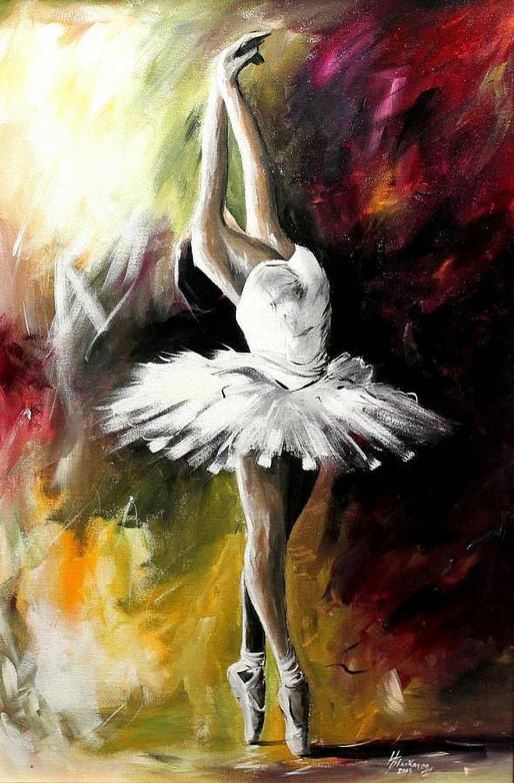 Moda Pintura de bailarina clásica 