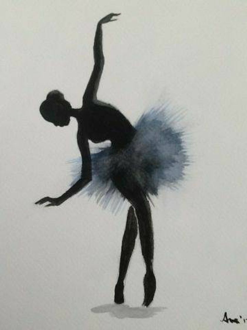 Fashion Pintura de bailarina de ballet