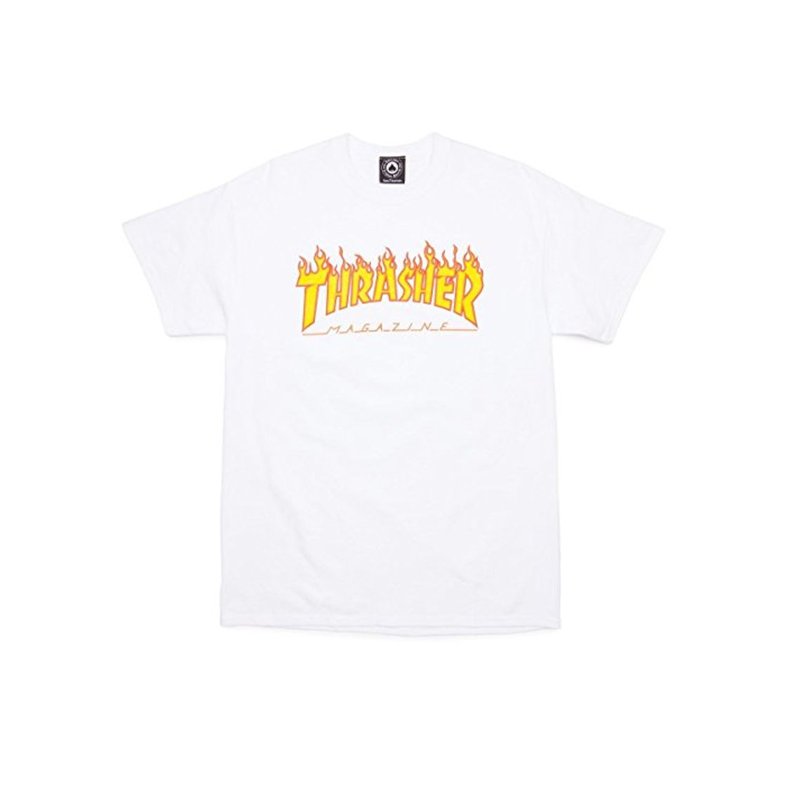 Moda THRASHER TRUTSH05749 Camiseta, Blanco