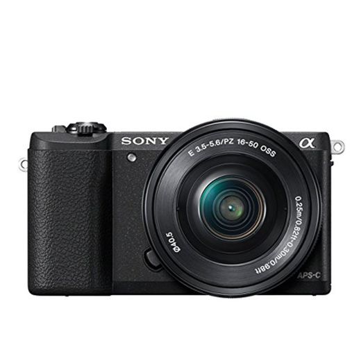 Sony α - ILCE-5100L - Cámara EVIL de  24,3 MP ( pantalla 3", estabilizador óptico, vídeo Full HD), color negro