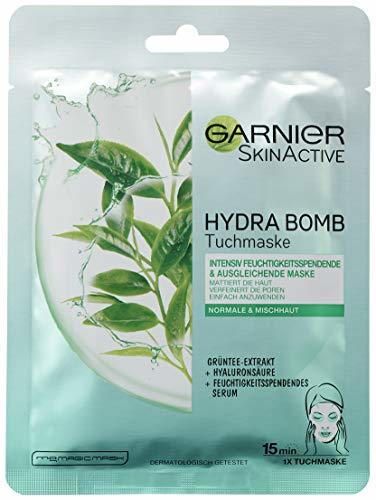 Mascarilla Garnier SkinActive Hydra Bomb, para piel normal y mixta, hidratante e