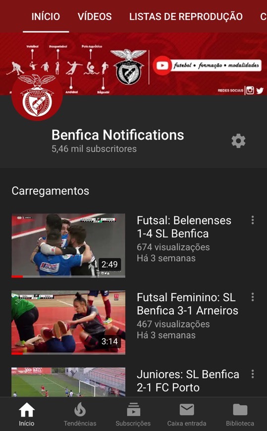 Fashion YouTube (Benfica Notifications)