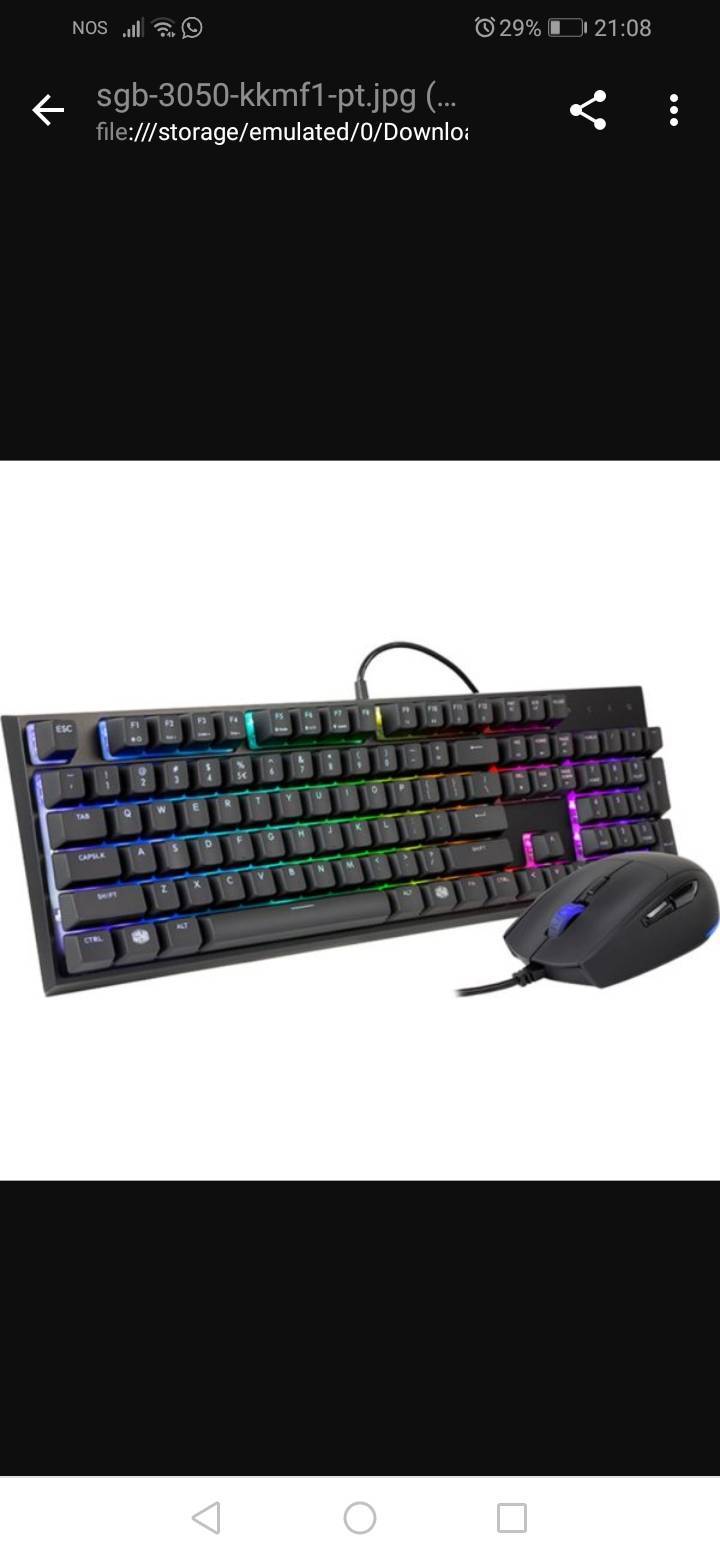 Social Teclado e rato