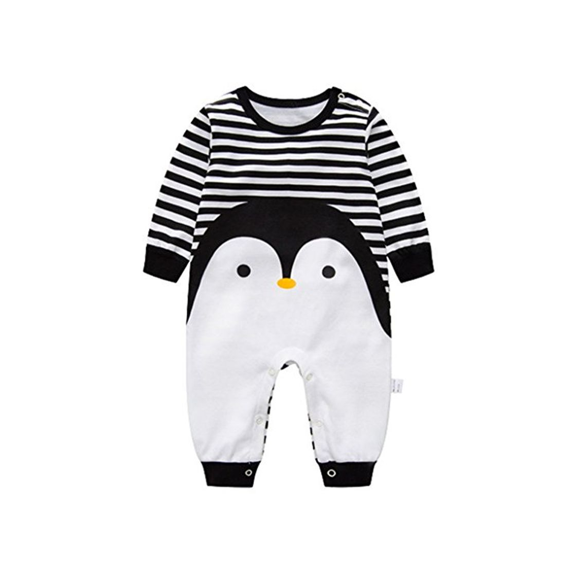 Social Recién nacido Pijama Algodón Mameluco Niñas Niños Peleles Sleepsuit Caricatura Trajes