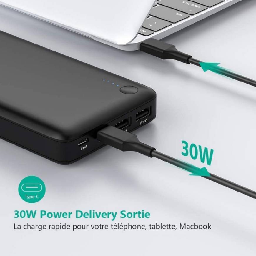 Product RAVPOWER USB C  26800mAh 

