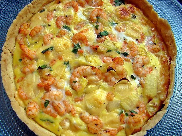 Moda Refeição Quiche de Camarão 🍝