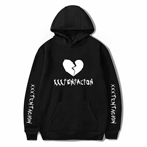 Moda Xxxtentacion Sudadera con Capucha Pareja