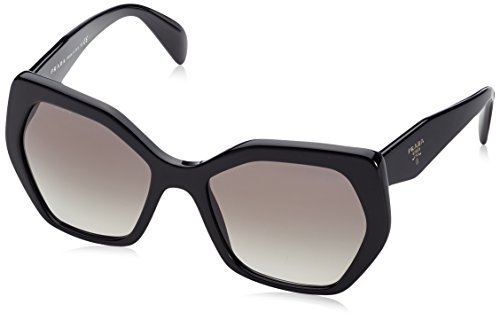 Social Prada 0PR16RS 1AB0A7 56 Gafas de sol, Negro