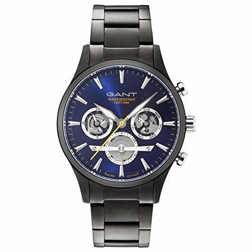 Moda Gant Reloj Analógico para Hombre de Cuarzo con Correa en Acero Inoxidable