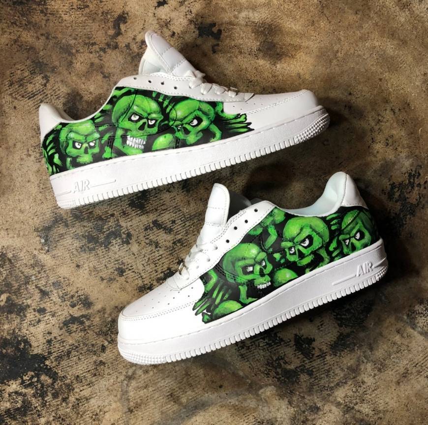 Product Air force 1/ Esqueletos pintado à mão