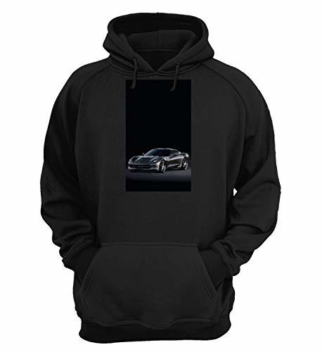 Moda Sports Car Fan Lover Porshe Black_KK023772 Hoodie Fan Art Design Sweater Fashionable