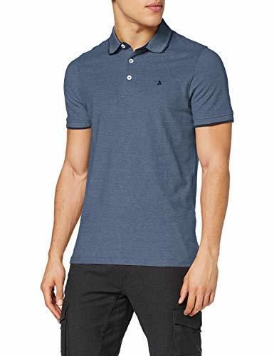 JACK & JONES Jjepaulos Polo SS Noos, Azul