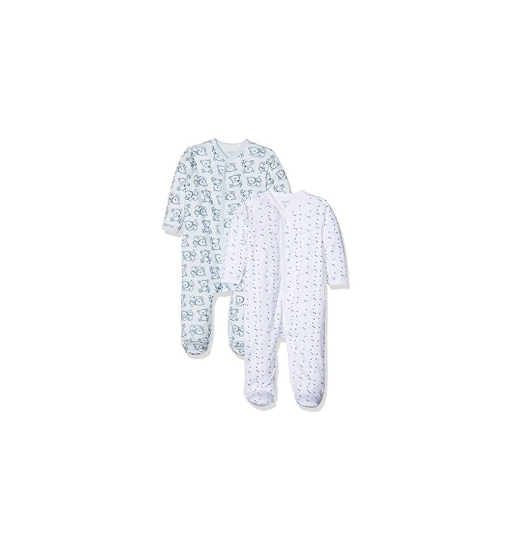 Fashion Care Pijama para Bebé Niño, Pack de 2 Blau