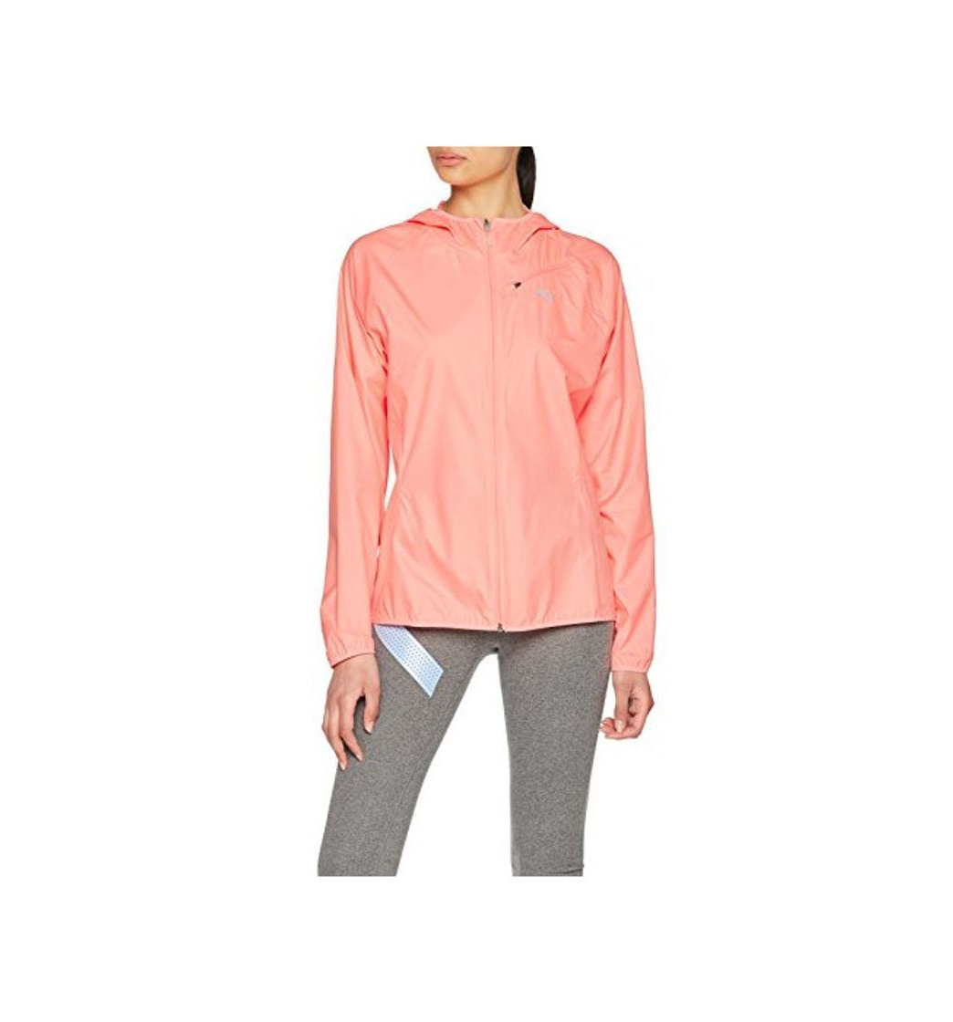 Fitness Puma Core-Run Jkt W Capucha, Mujer, Rosa