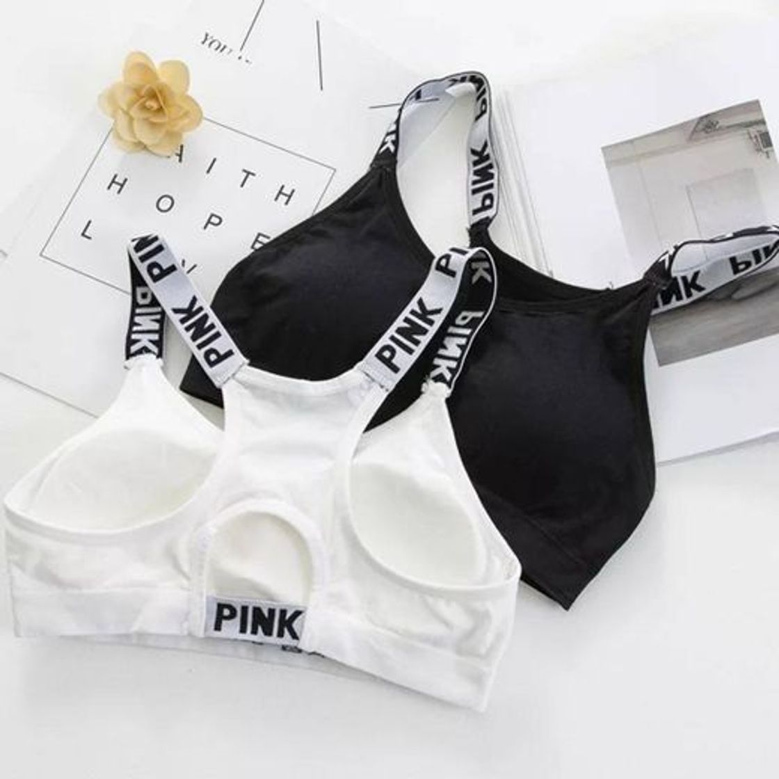Social Sujetador deportivo PINK
