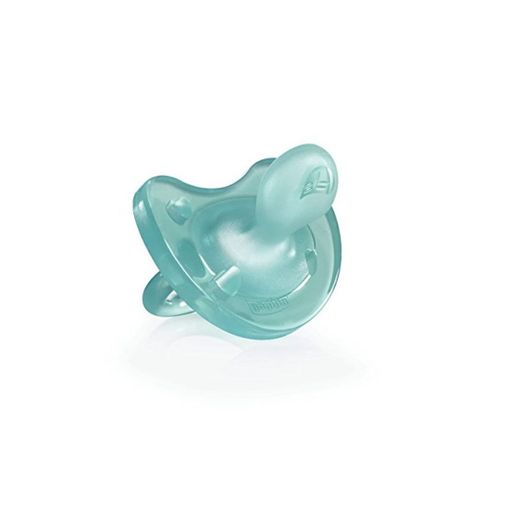 Chicco Phisio Soft - Chupete todo goma de silicona para 0-6 meses