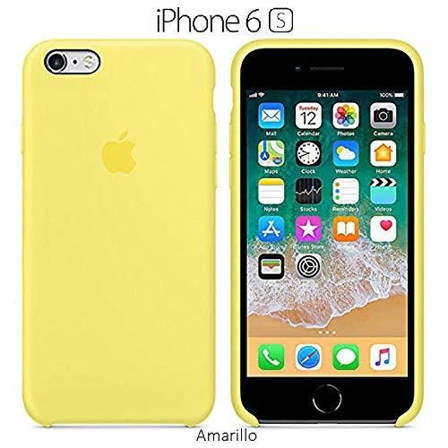 Funda Silicona para iPhone 6 y 6s Silicone Case, Textura Suave, Forro