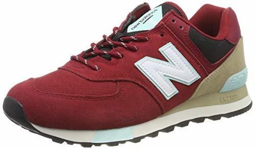 New Balance 574v2, Zapatillas para Hombre, Rojo