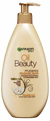Social Garnier oil beauty nährende - Aceite leche,