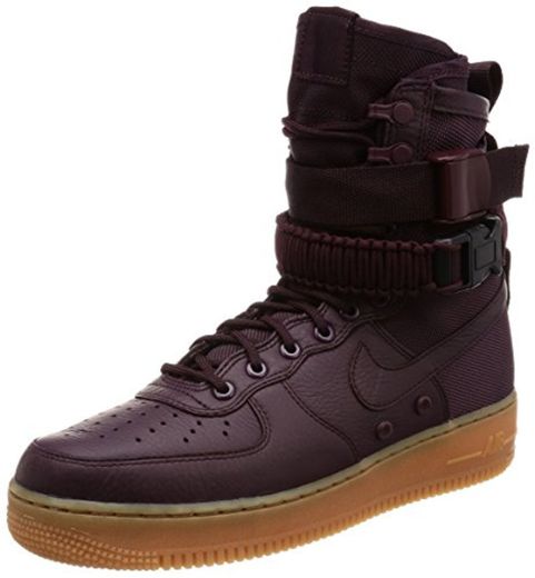 NIKE Sf Air Force 1 Deep Burgundy Deep Burgundy-Black