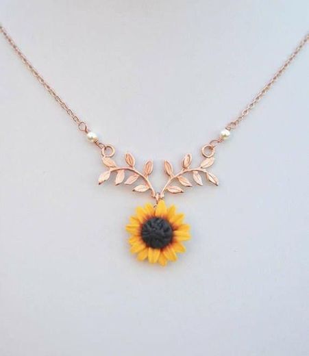 Collar De Girasol Para Mujer Sunflower