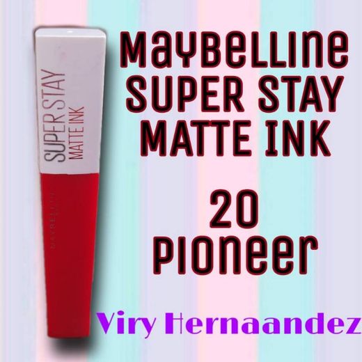 Maybelline Super Stay Barra de Labios Matte Ink 20 Pioner - 26 gramos