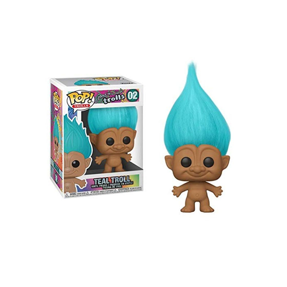 Productos XQ Xqwo Buena Suerte Trolls Pop Figura!Teal Trolls de colección de Vinilo a Partir de la Figura de la Serie de Juegos