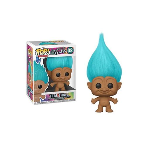 XQ Xqwo Buena Suerte Trolls Pop Figura!Teal Trolls de colección de Vinilo a Partir de la Figura de la Serie de Juegos