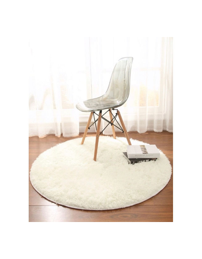 Producto Alfombra pelo blanco