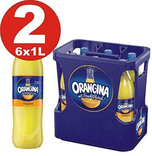 2 x 6 limonada Orangina amarilla 1 litro