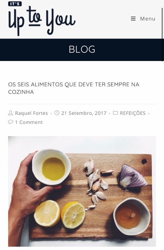 Fashion 5 Alimentos que deve ter sempre em casa 