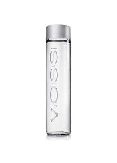 Social Voss artesiano con gas cristal agua 375ml