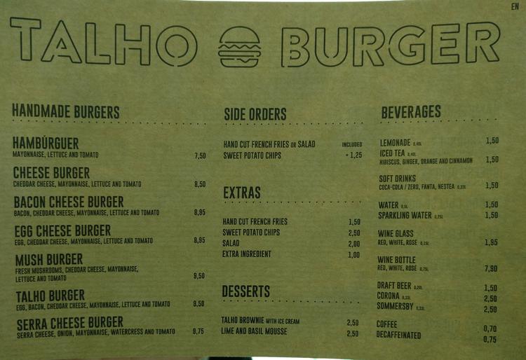 Restaurantes Talho Burger