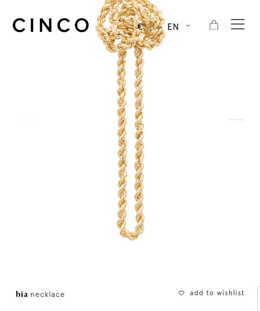 Moda bia neckale - cinco store