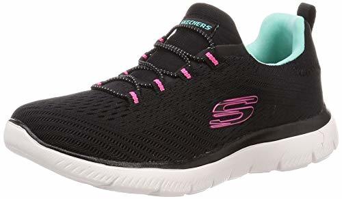 Fashion Skechers Summits, Zapatillas para Mujer, Negro