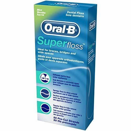 Social Oral-B Super Floss - 50 piezas precortadas de seda dental
