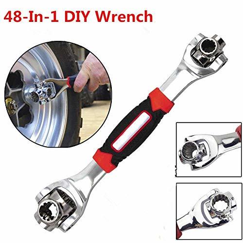 Social TIGER WRENCH 48 En 1 Profesional Llave De Múltiples Zócalos Herramientas De