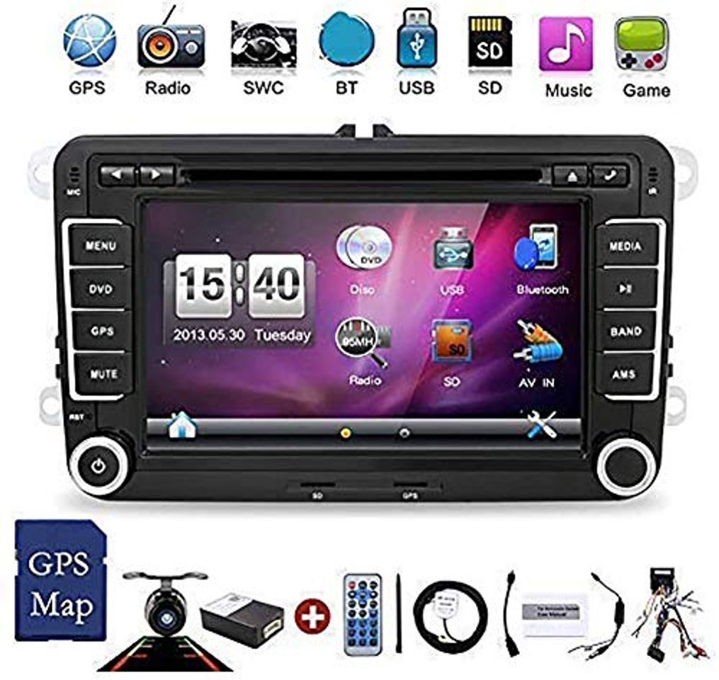 Products Autoradio 2 Din Car Stereo Navegacion Compatible para Volkswagen VW SEAT SKODA