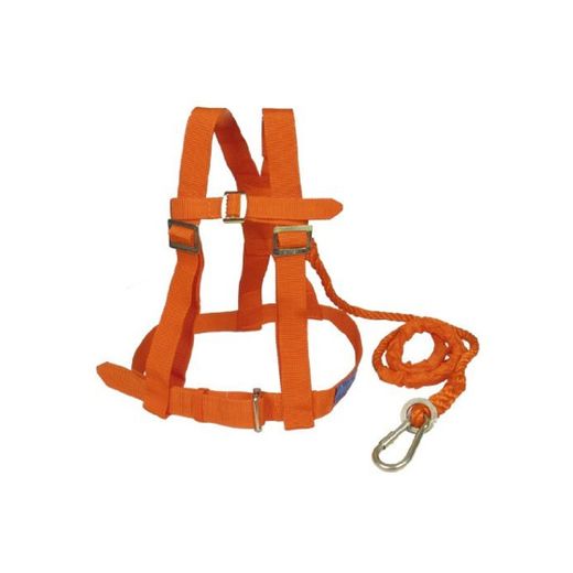 DealMux Nylon Escalada cordón de cuerpo completo Protección Seguridad arnés ajustable naranja w Gancho