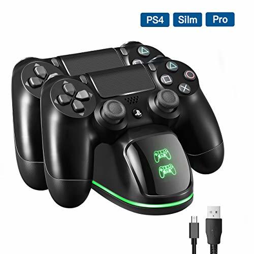 Electrónica PICTEK Cargador Mando PS4