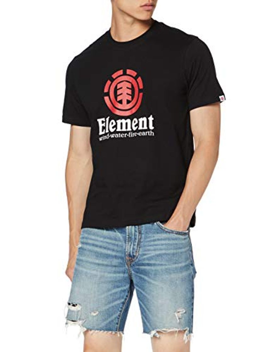 Social Element Vertical - Camiseta de Manga Corta para Hombre Camiseta de Manga