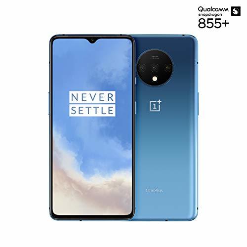 Social OnePlus 7T Smartphone Glacier Blue | 6.55”/16,6 cm AMOLED Display 90Hz Power