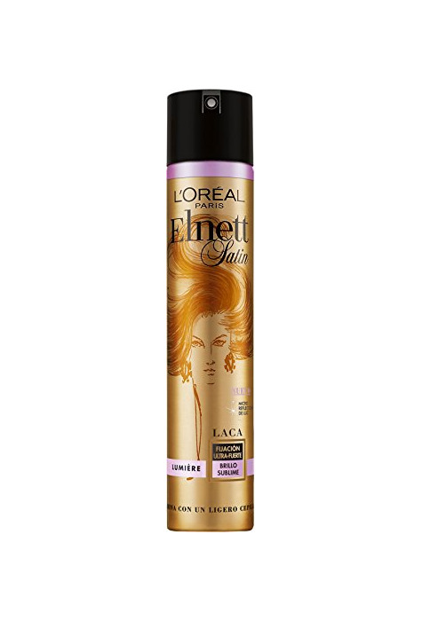 Social L'Oreal Paris Elnett Laca de Peinado Fijación fuerte Lumière