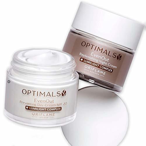 Product Optimals Cremas faciales mujer hidratantes anti manchas lote día y noche 50ml