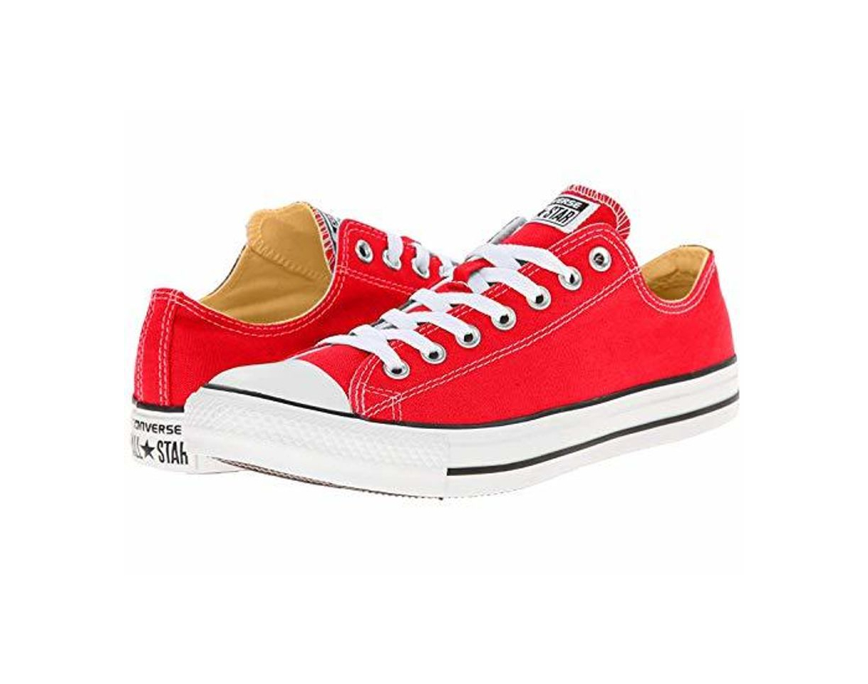 Social Converse Chuck Taylor All Star Ox, Zapatillas de Lona, Unisex, Rojo