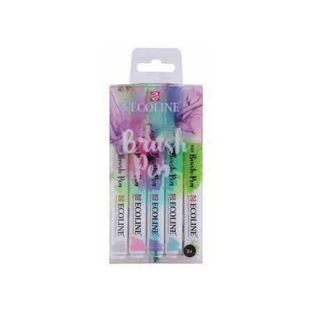 Brush pen Ecoline pastel 