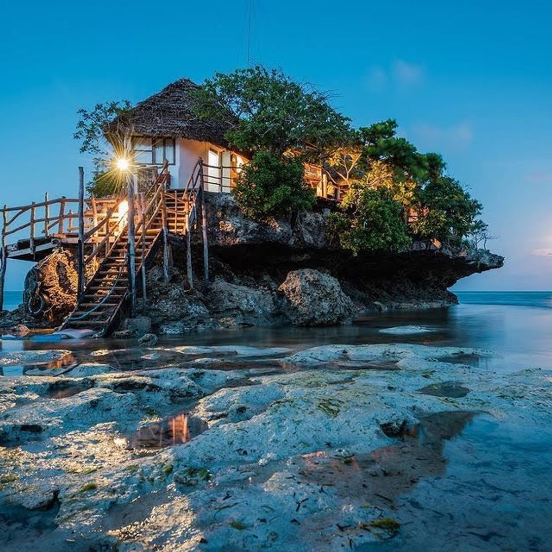 Lugar The Rock Restaurant Zanzibar