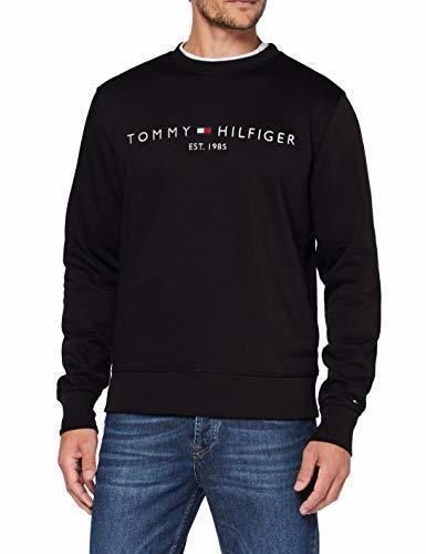 Lugares Tommy Hilfiger Tommy Logo Sweatshirt Sudadera, Negro