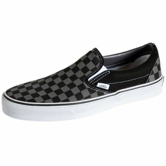 Classic Slip-On 42 Quadrados Preto e Cinza